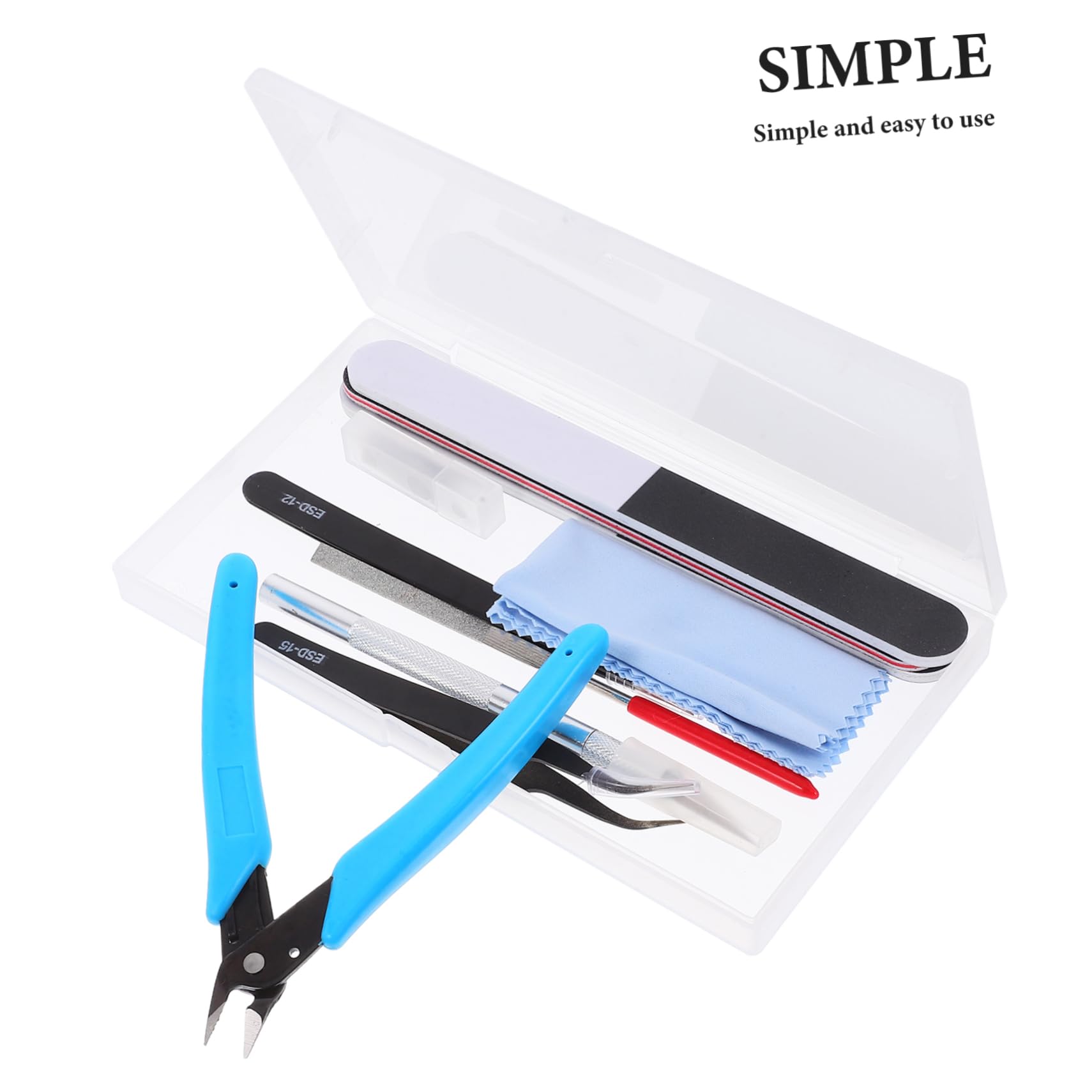 SHINEOFI Kit di Modellismo Strumenti per Hobby Costruzione e Assemblaggio di Modelli in Aeromodelli e Auto Completo e Facile da Trasportare per Principianti ed Esperti