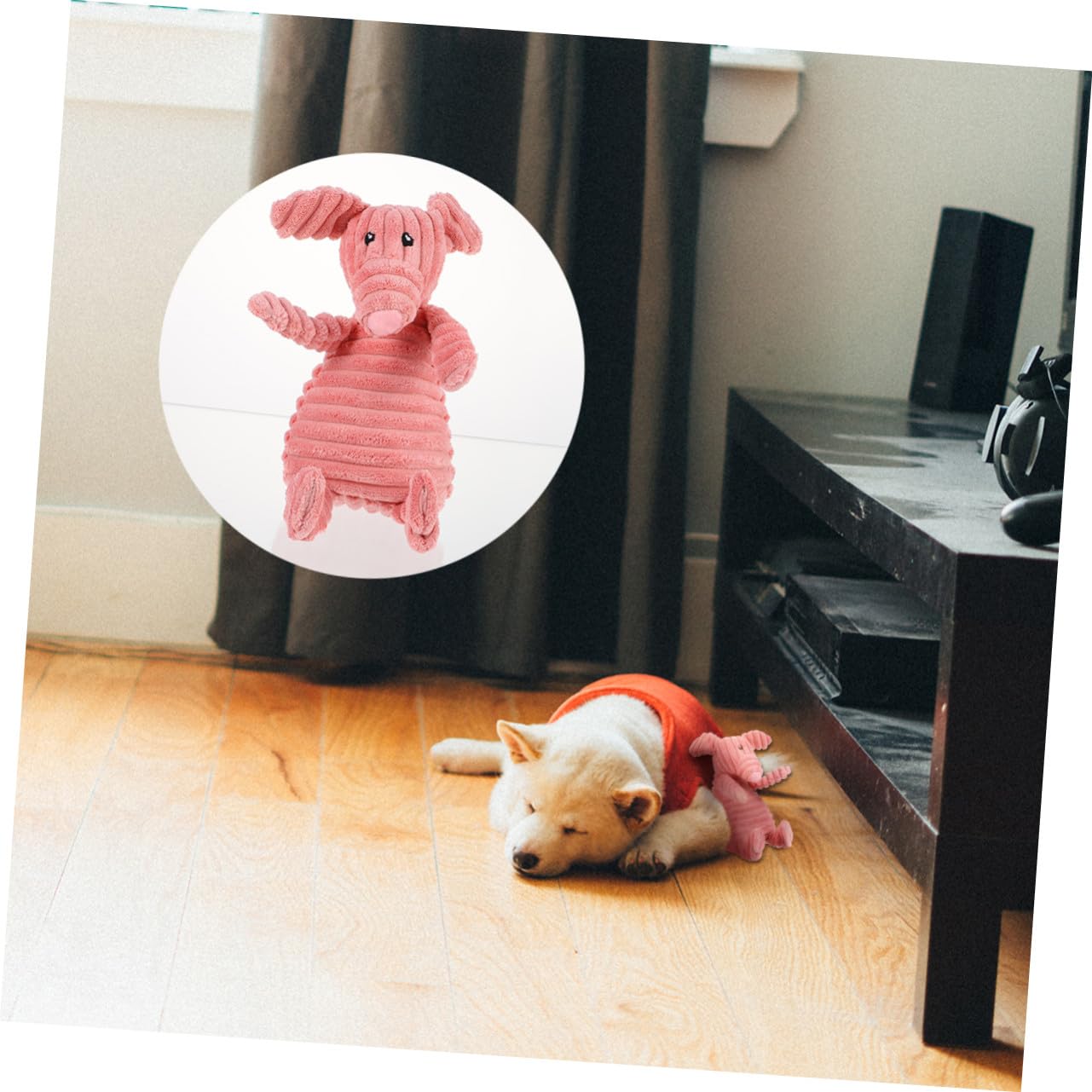 POPETPOP Giocattoli Sonori per Cani Set 3 Unitá in Peluche Resistente Suono, Design Adorabile per Giochi e Riduzione Comportamenti Distruttivi