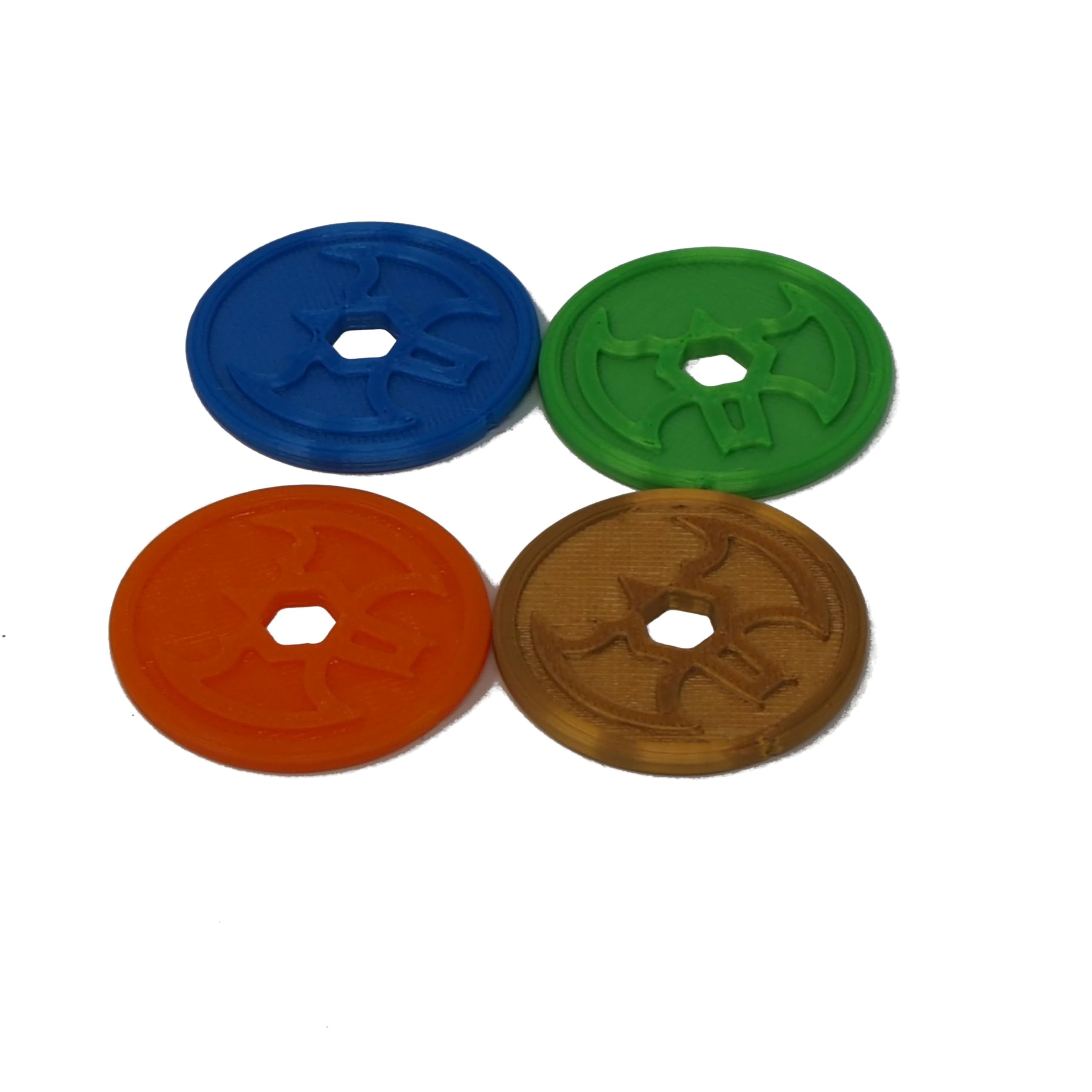 eTech4Us Set of 4 Mixed Replacement Disc Part for Imaginext Batbot Bat-Tech