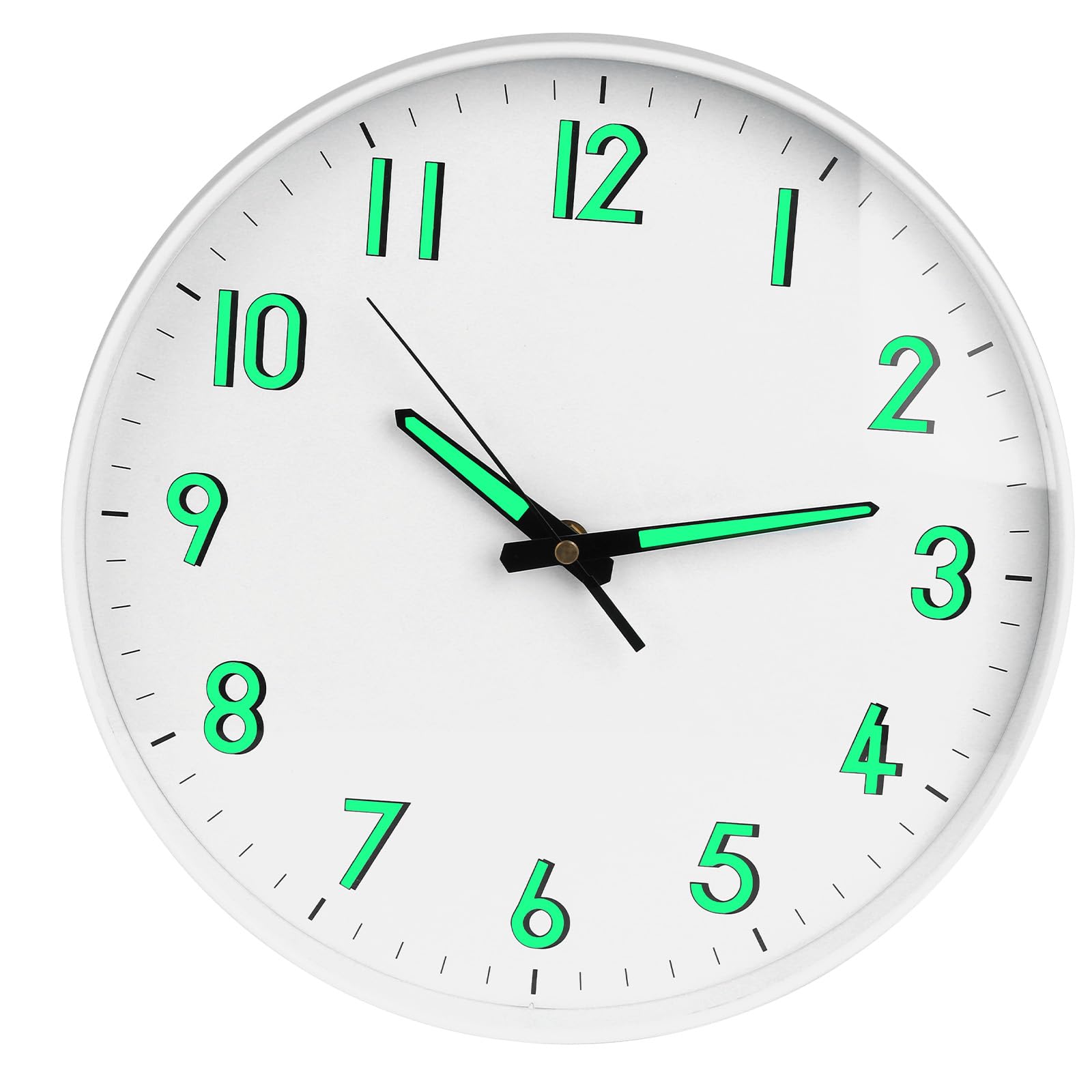 funk wanduhr mit leuchtziffern