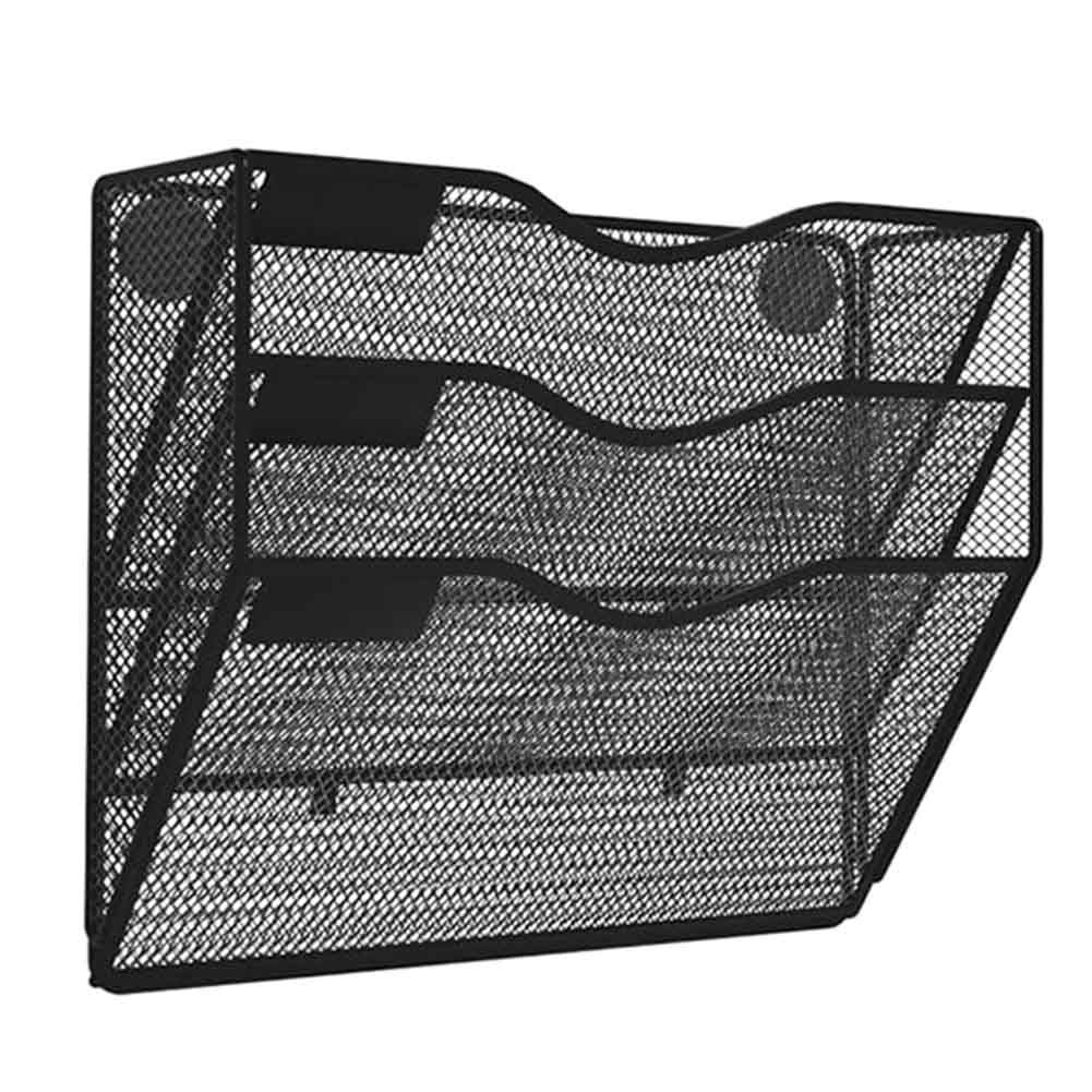 Armoires de Rangement pour Magazines Magnétique et Amovible Noir