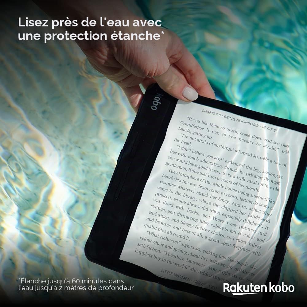 Rakuten Kobo Forma Lecteur e-Book Touch Screen 8 Go Wifi Noir (Reconditionné)