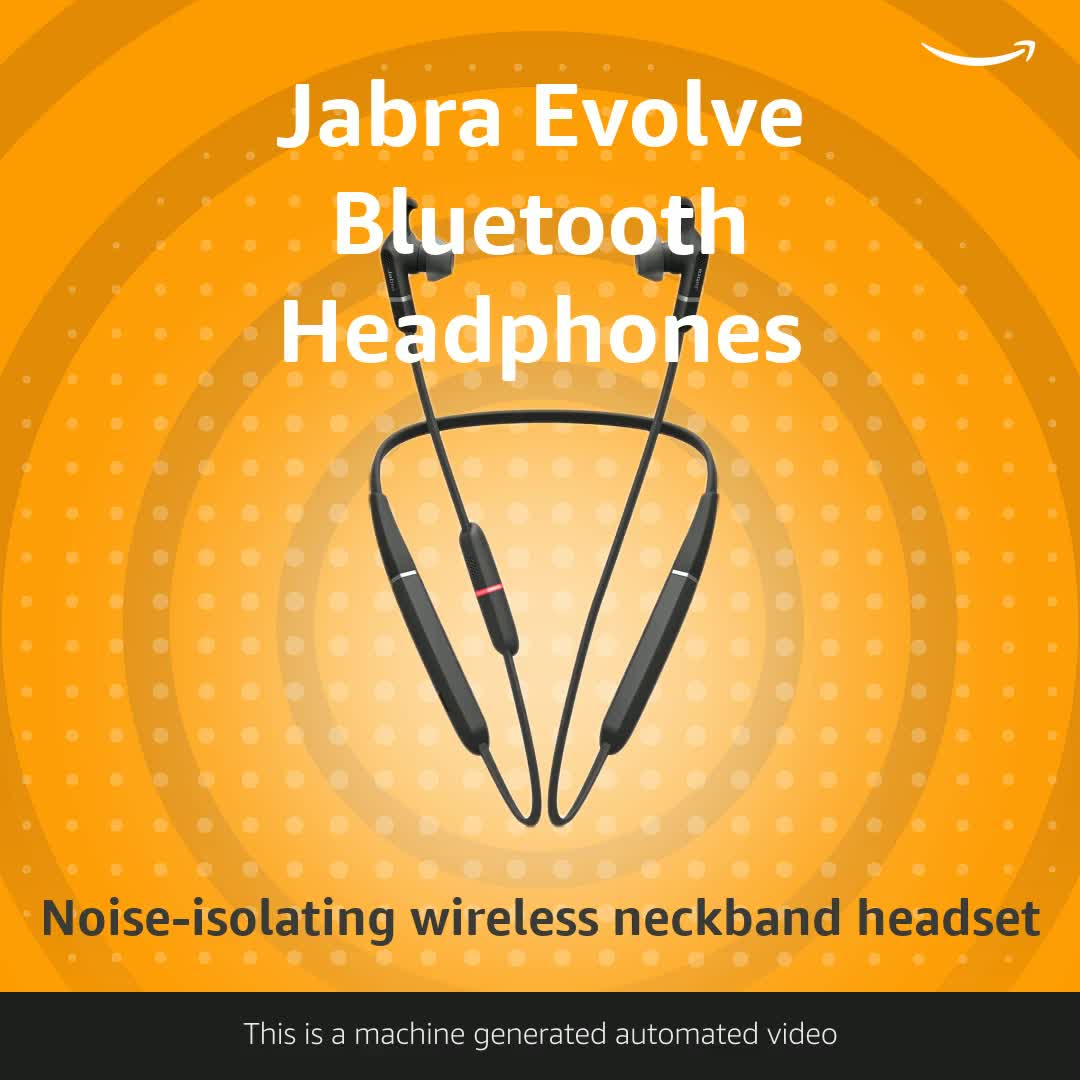 Jabra Evolve 65E MS & Link 370 Bluetooth In Ear Earphones (Black