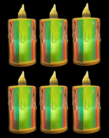 DREWIT STAR Multicolour Smokeless Candles Diva, Set of 6