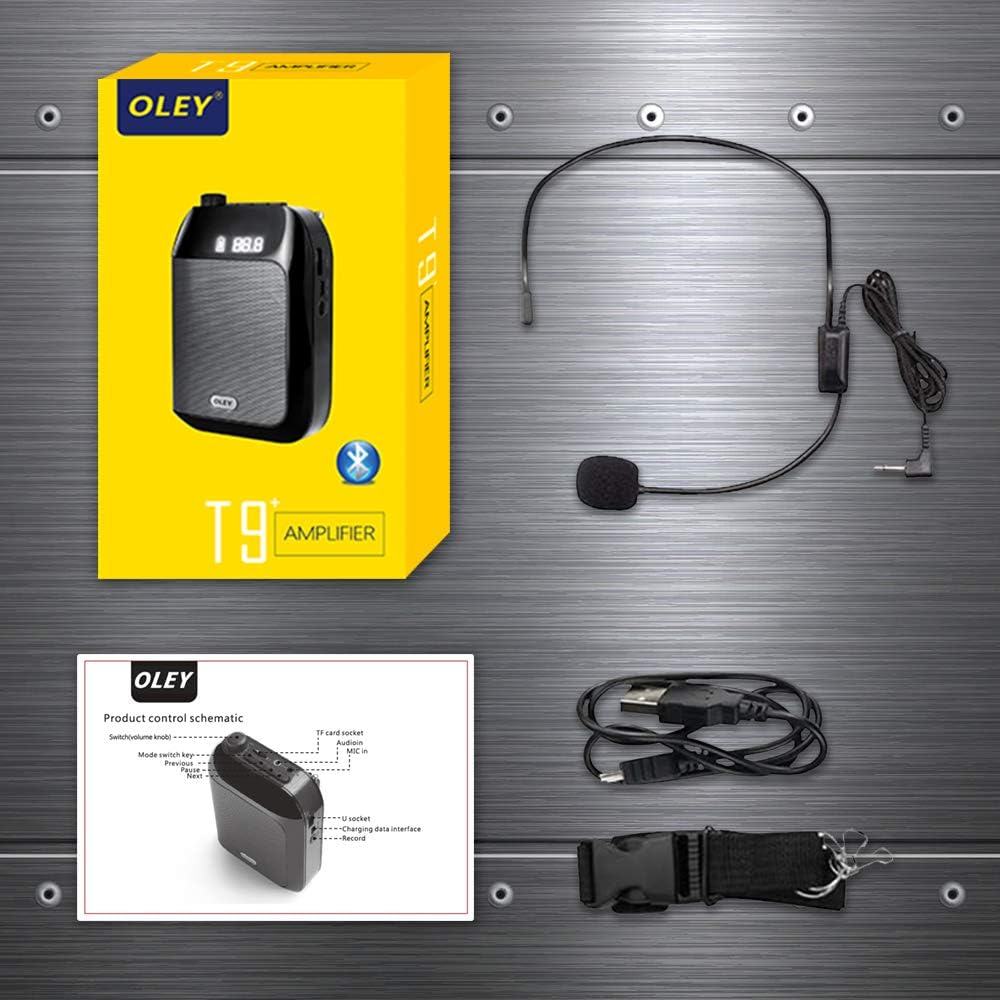 PalliPartners Voice Amplifier showing belt clip and waist strap usage