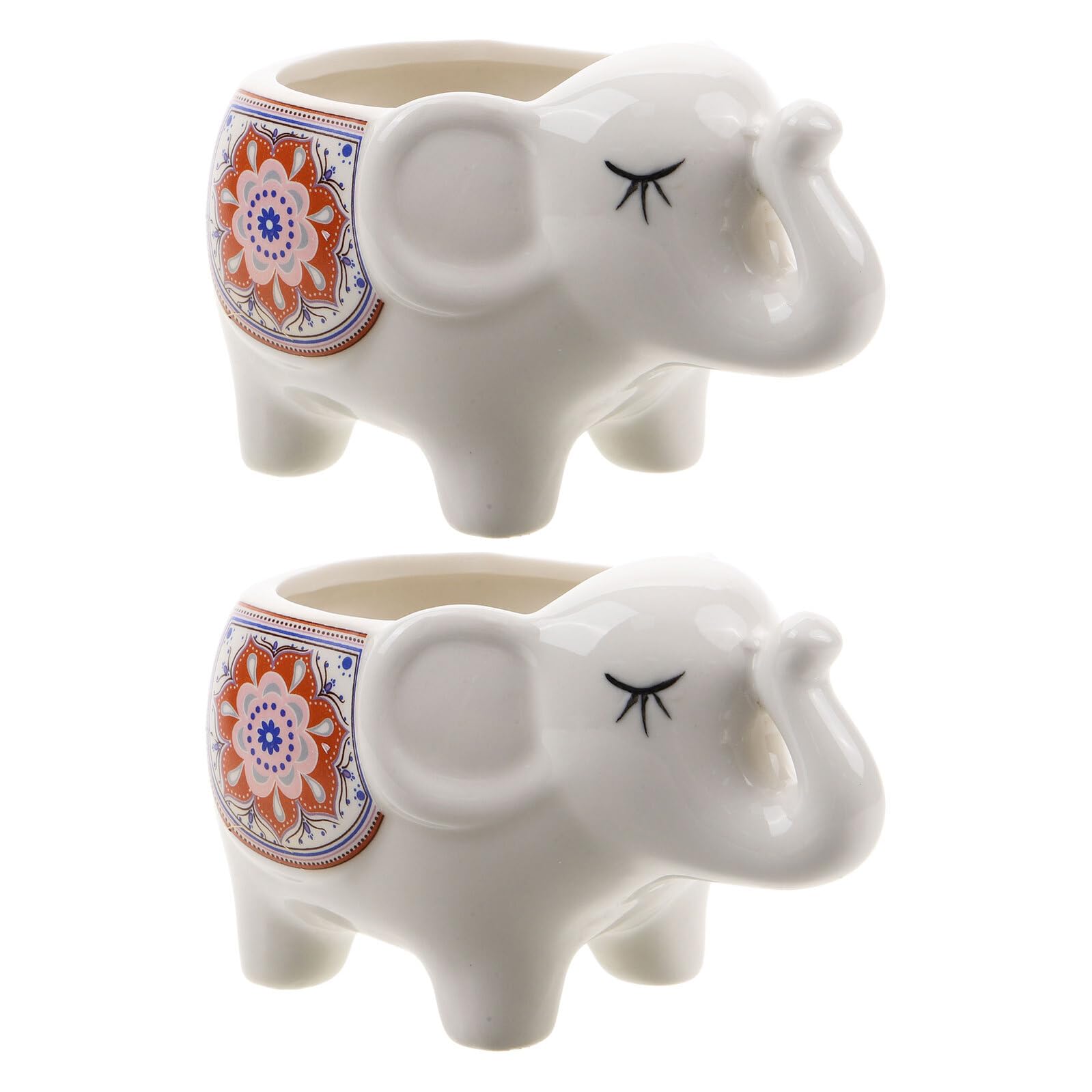 Pots de fleurs éléphant avec support stable pour éviter les chutes de vos cactus