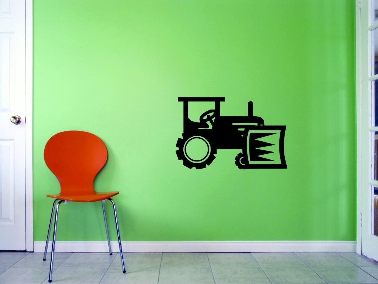 Decals Tractor Wall Art Size 12 Inches X 12 Inches 22