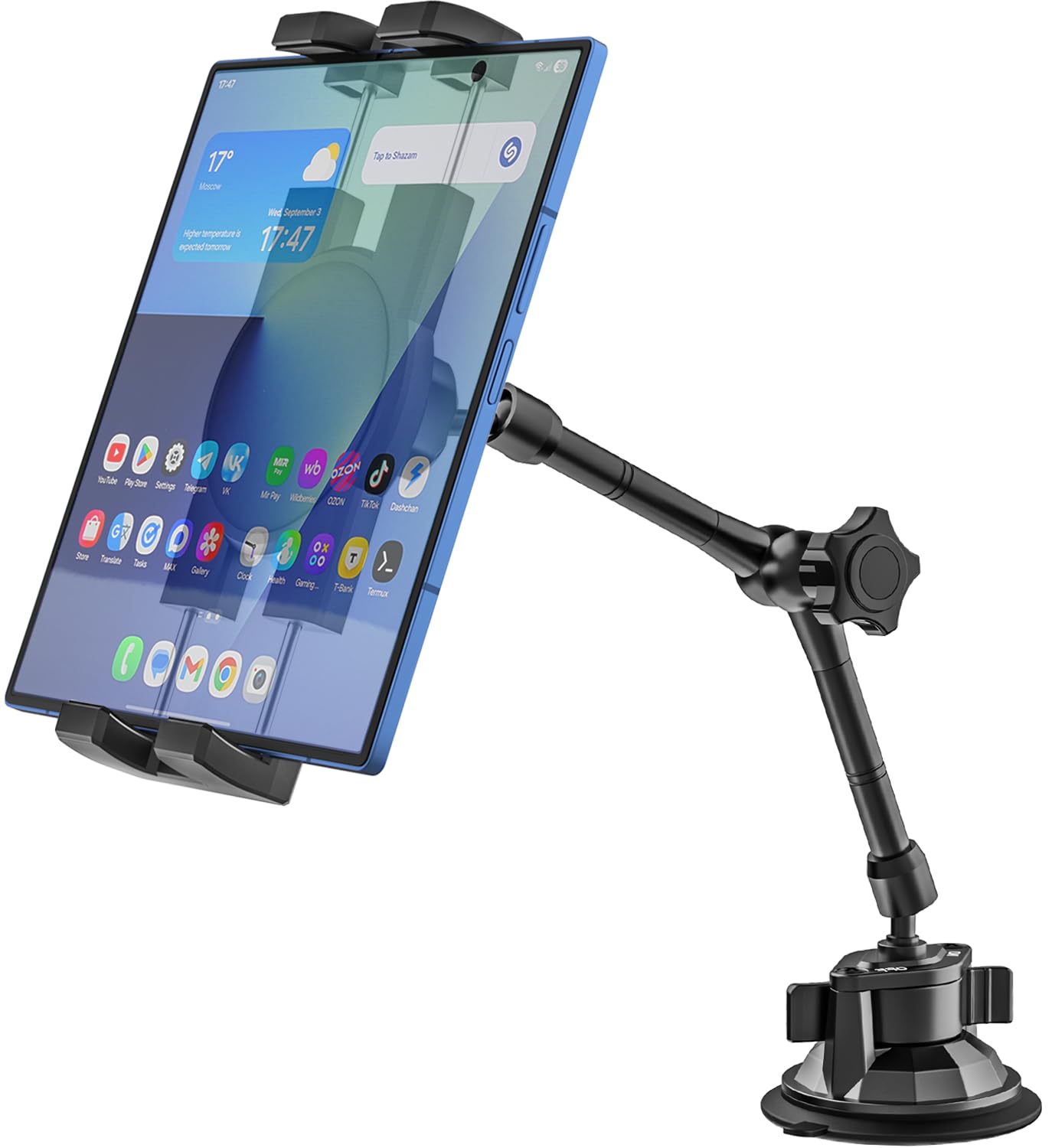 Schwerlast Saugnapf Halter Tablet Halterung Auto für 4,7-13 Zoll iPad, PKW/LKW Armaturenbrett Windschutzscheibe Saugnapf Tablethalterungen Auto für iPad Pro/Air/Mini, Galaxy Tab, iPhone usw