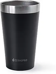 TERMOPRO Copo Térmico para Cerveja 473ml Preto