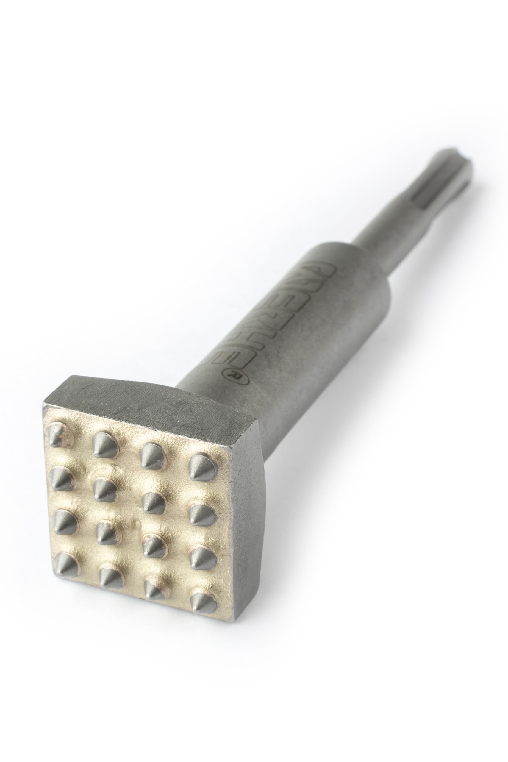 WERHE Cincel de bujarda SDS PLUS 16 dientes, 140 mm – Para el trabajo de hormigón y piedra