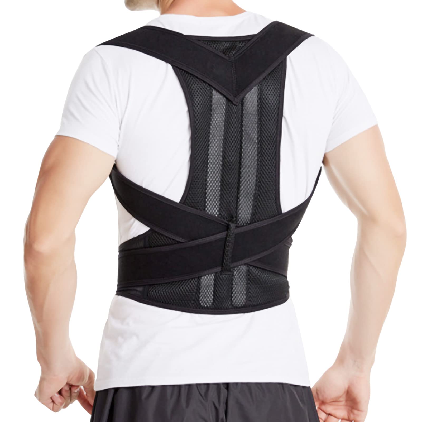 Amazon | Optimister 背中用ベルト 姿勢ベスト 姿勢ベルト 姿勢