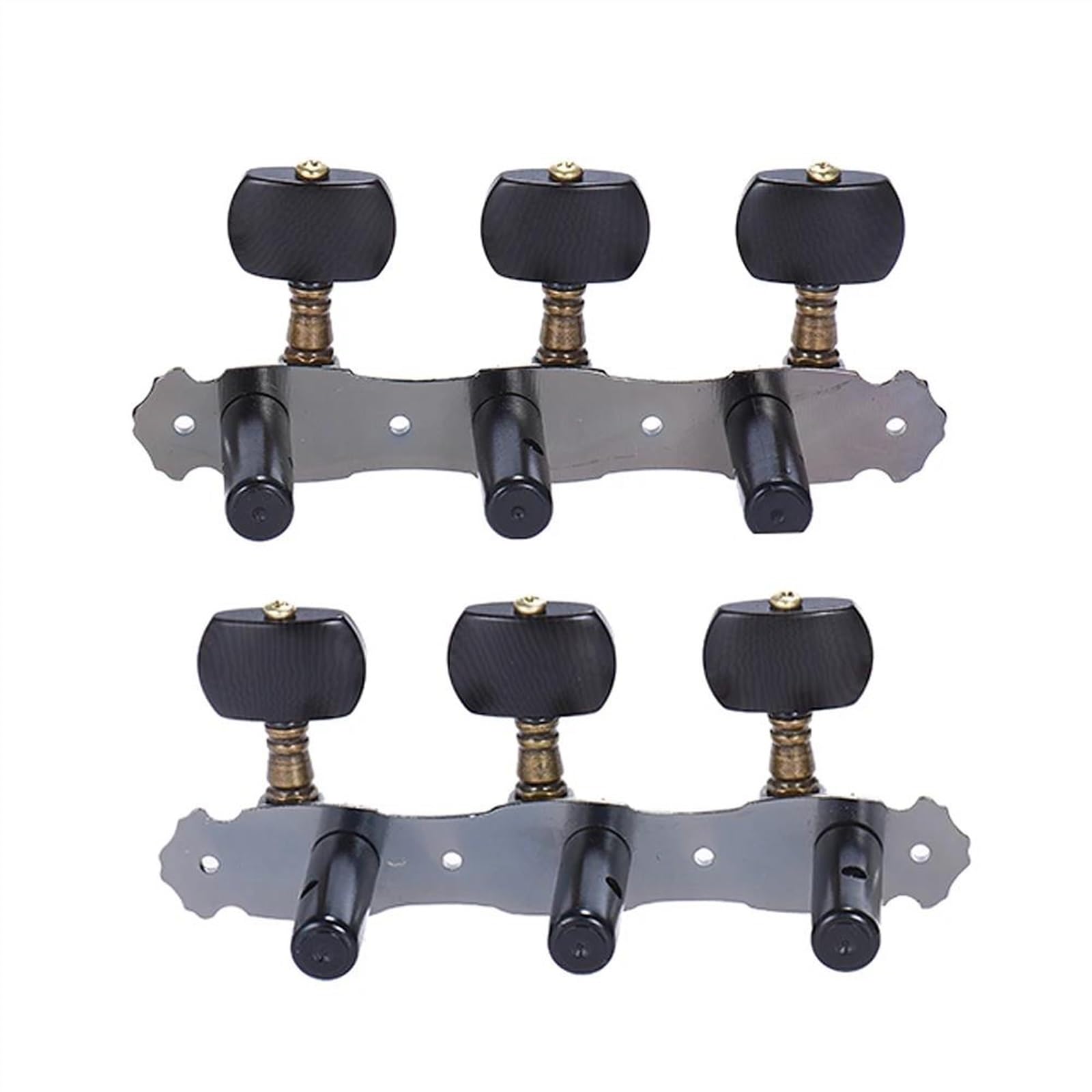 2 Stück Gitarren-Tuning-Nägel, vergoldet, Akustikgitarren-Kopfplatte, 1:16 Stimmschlüssel, Knopf, Saiten-Tuner Gitarrenstimmer Gerät (Color : Bronze Plated)
