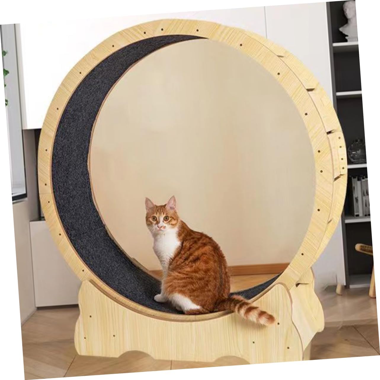 Cat Exercise Wheel Replacement Mat Durable Cat Scratching Board Pad for Enhanced Engagement Easy Installation Versatile Scratch Mat Accessory