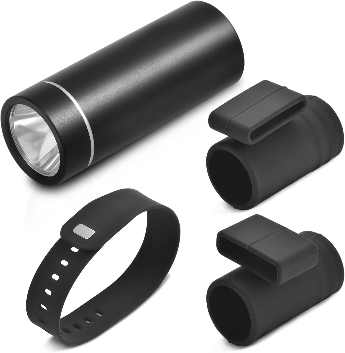 whiriwhiri Mini Flashlight, Pocket Handheld Wrist Watch Flash Light