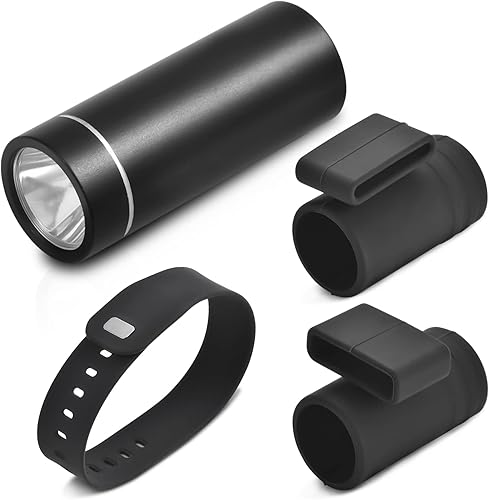 whiriwhiri Paquete de 2 mini linternas, luz LED de bolsillo para zapatos, luz de flash recargable para sombrero con clip, linterna de brillo