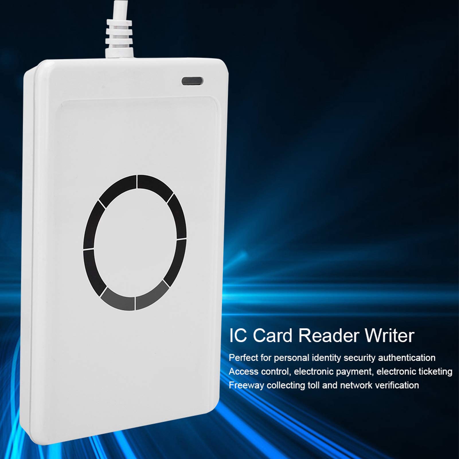 ACR122U NFC-Kartenleser, kontaktloser RFID-IC-Kartenschreiber, tragbares USB-Kopierwerkzeug, 13,56 MHz, für Zugangskontrollzahlungen