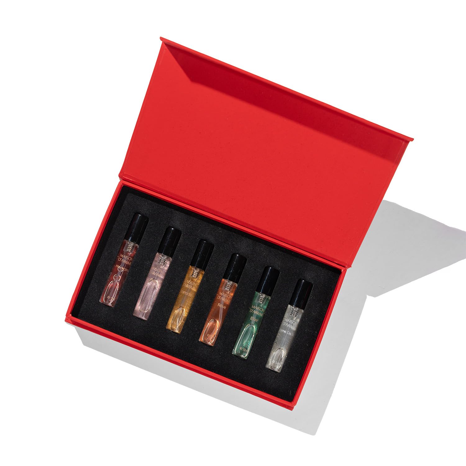 Maison D'Arome Women's Discovery Set | 6 x 5ml Luxury Eau De Parfum Miniatures | Long Lasting Perfume Trial Gift Box with Le Fleur, Reve, Paradis, Memoire, Elixir and Arome De Bois-image-40
