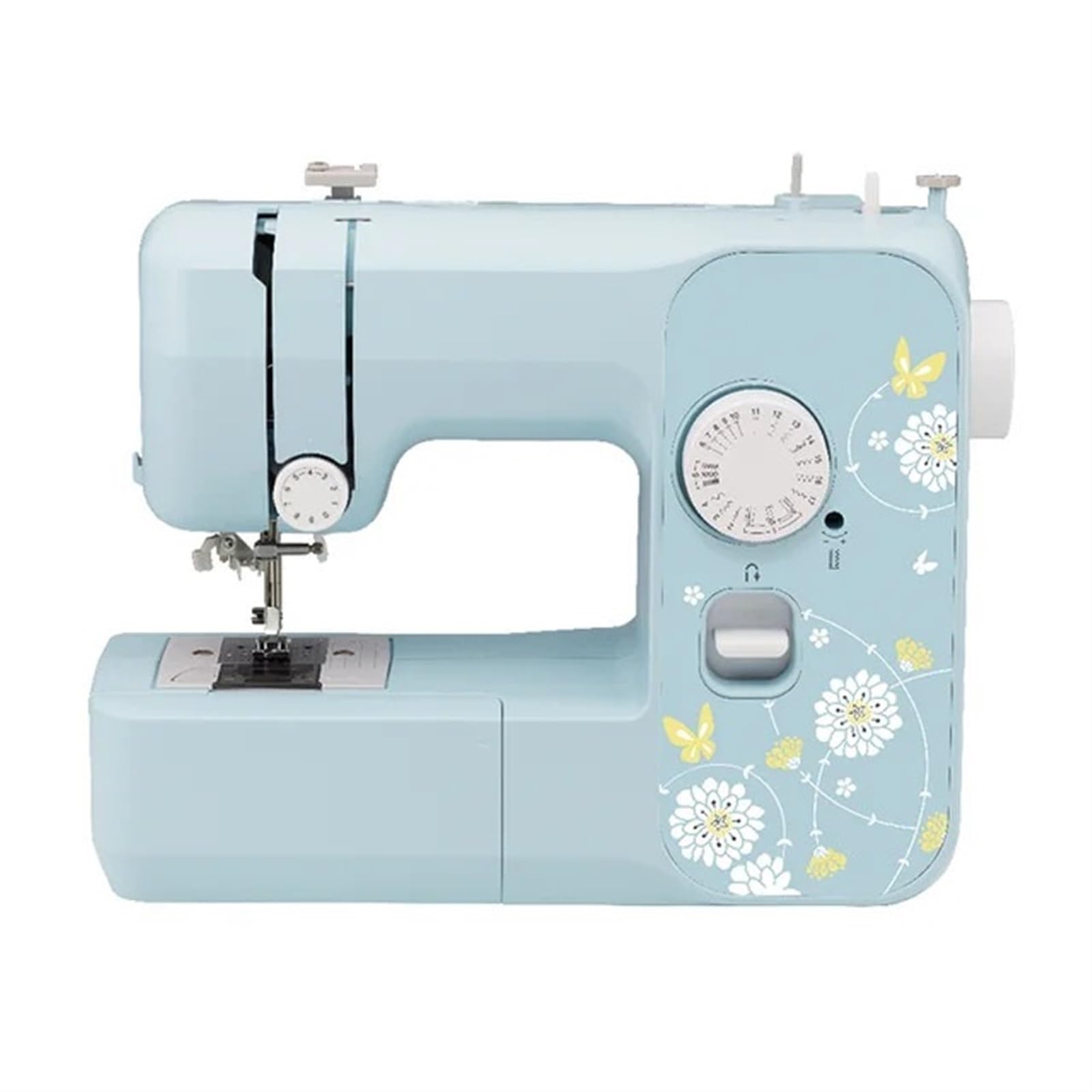 Edede One Color Sewing Machine, Home Sewing Machine Electric Multifunctional Sewing Machine Sewing Thick Mini Small Belt Automatic Needle