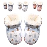 Warm Fur Baby Boots, 2024 New Warm Cozy Fleece Baby Booties, Winter Snow Anti-Slip Soft Sole Warm Sock Shoes