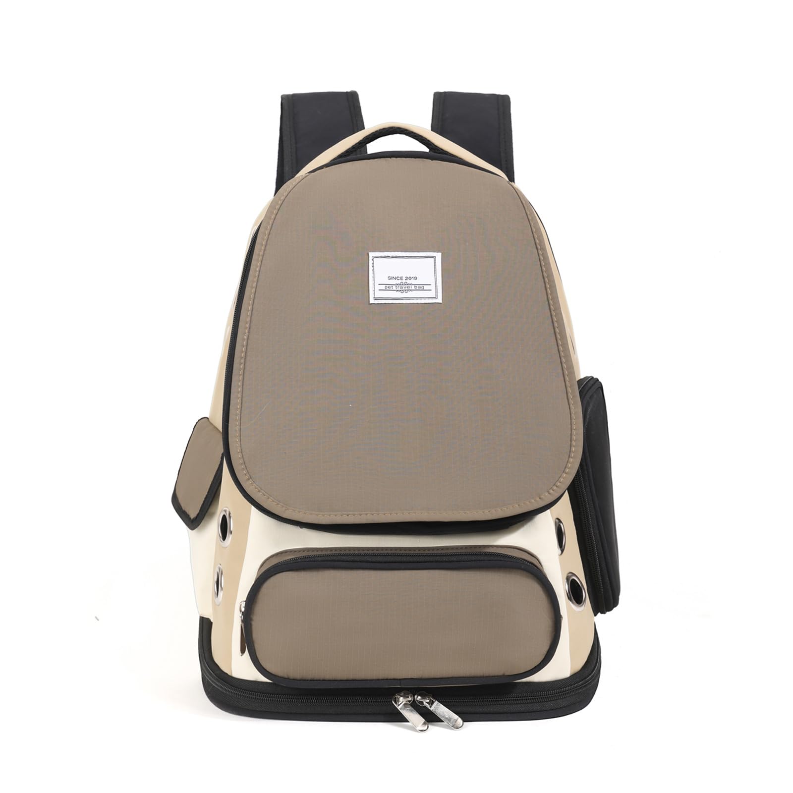 Zaino per animali domestici Borsa da trasporto multifunzione per gatti con doppie Maniglia superiore Tracolla regolabile per cani gatti Zaino spazioso
