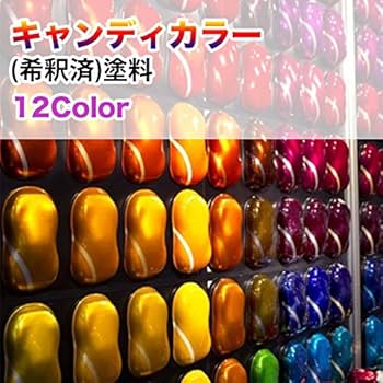 キャンディーページ Amazon | PG80 キャンディー カラー ピンク 1L /自動車 ウレタン