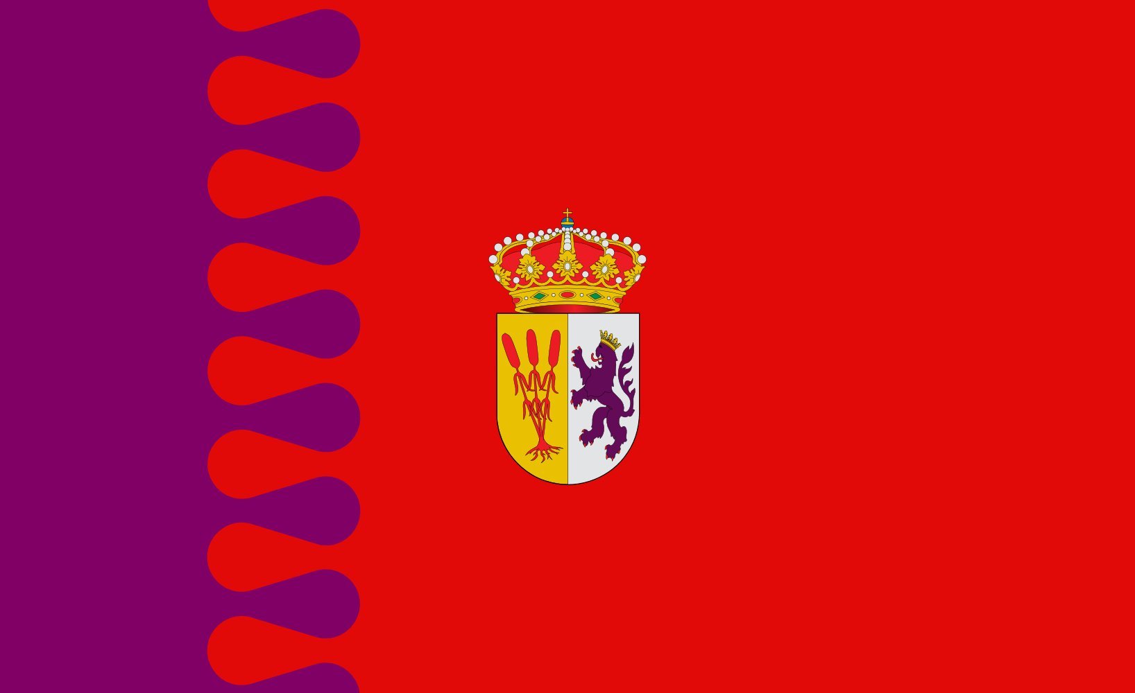Drapeau large Cañaveral de León Espagne indispensable pour jumelage
