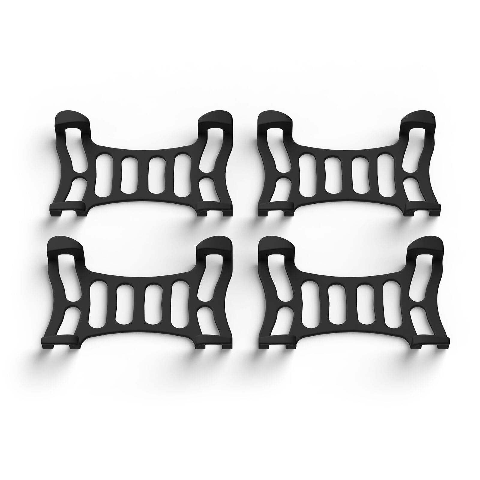 4 GPS Dog Tracker Rubber Clip Compatible with Tracti Dog 6 GPS Dog Collar Replacement Safety Clip Accessories Black