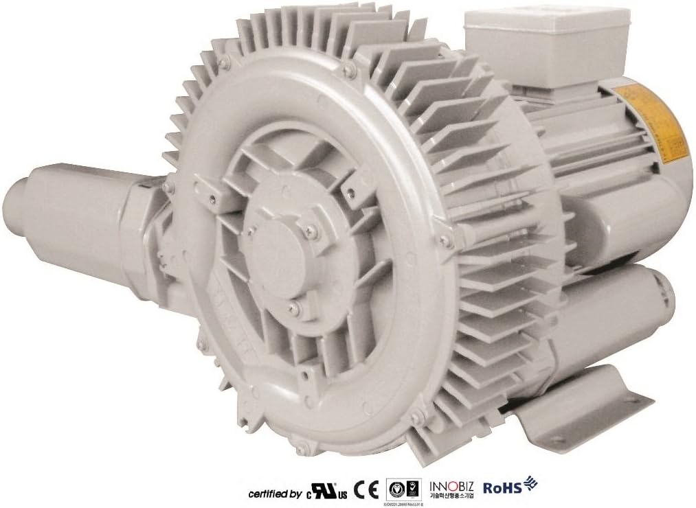 Pacific Regenerative Blower PB-202 (HRB-202), Ring, Side channel, Vacuum Pressure Blowers