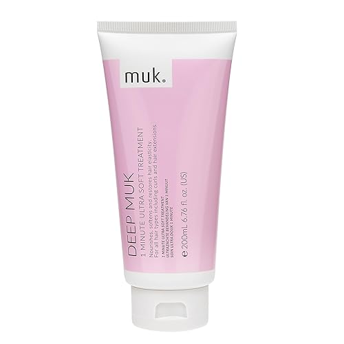 MUK. Deep muk - Tratamiento capilar ultra suave de 1 minuto para todo tipo - Tratamiento capilar nutre, suaviza, repara el cabello y mejora la