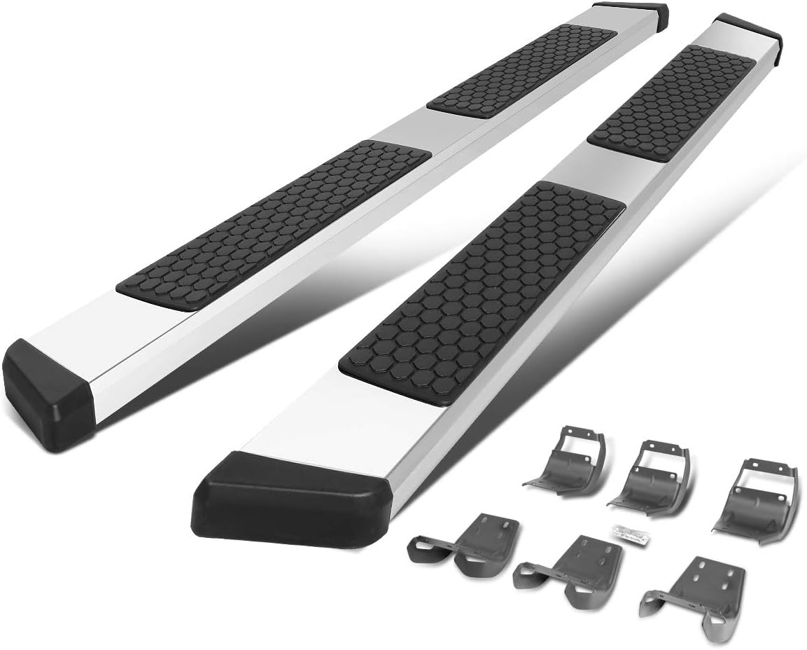 Auto Dynasty Running Boards 5.5 Inches Side Steps Nerf Bar for Truck Compatible with Ford F150 F250 F350 Super/Extended Cab 2015-2024, Stainless Steel, Polished Chrome