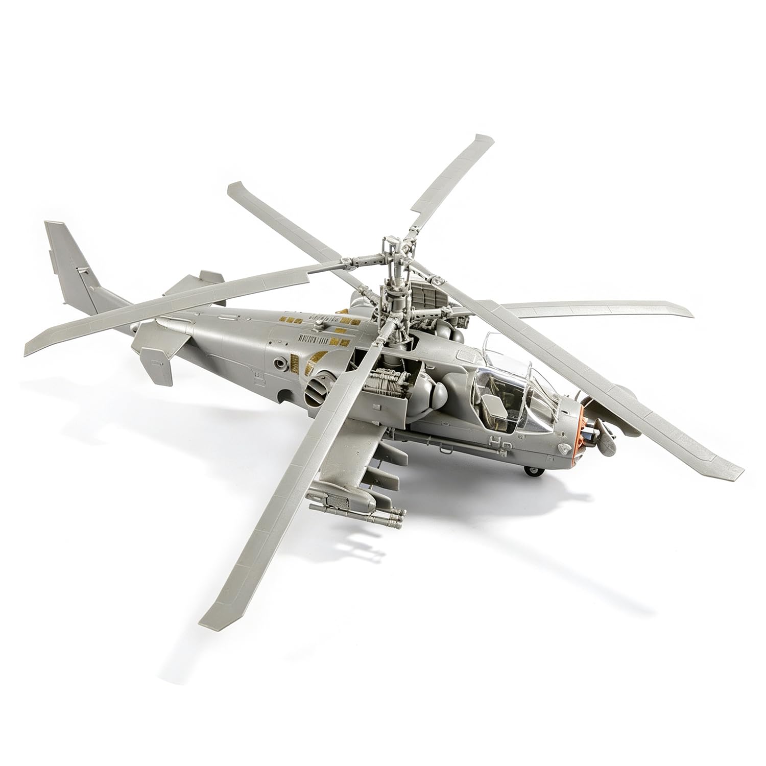 Plastica 1/35 Trumpeter Modello Statico Kit 05119 Ka-52 Alligatore Hokum-B Elicottero 3D Stampato Apribile Naso Apparecchiature Vano