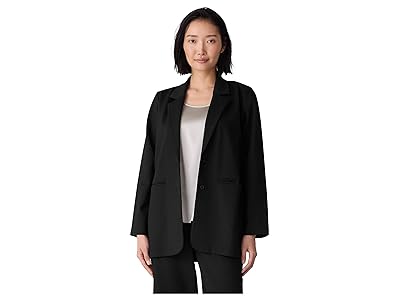 Eileen Fisher Washable Flex Ponte Long Blazer Women