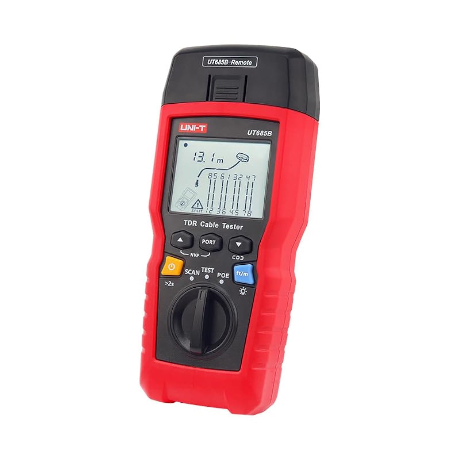 UNI-T UT683KIT Network Cable Tester and Toner with NCV Detection, 3000m Range, RJ11/RJ45 Wire Tracker, Multifunction Cable Analyzer for Ethernet, Telephone Lines, Voltage Detection