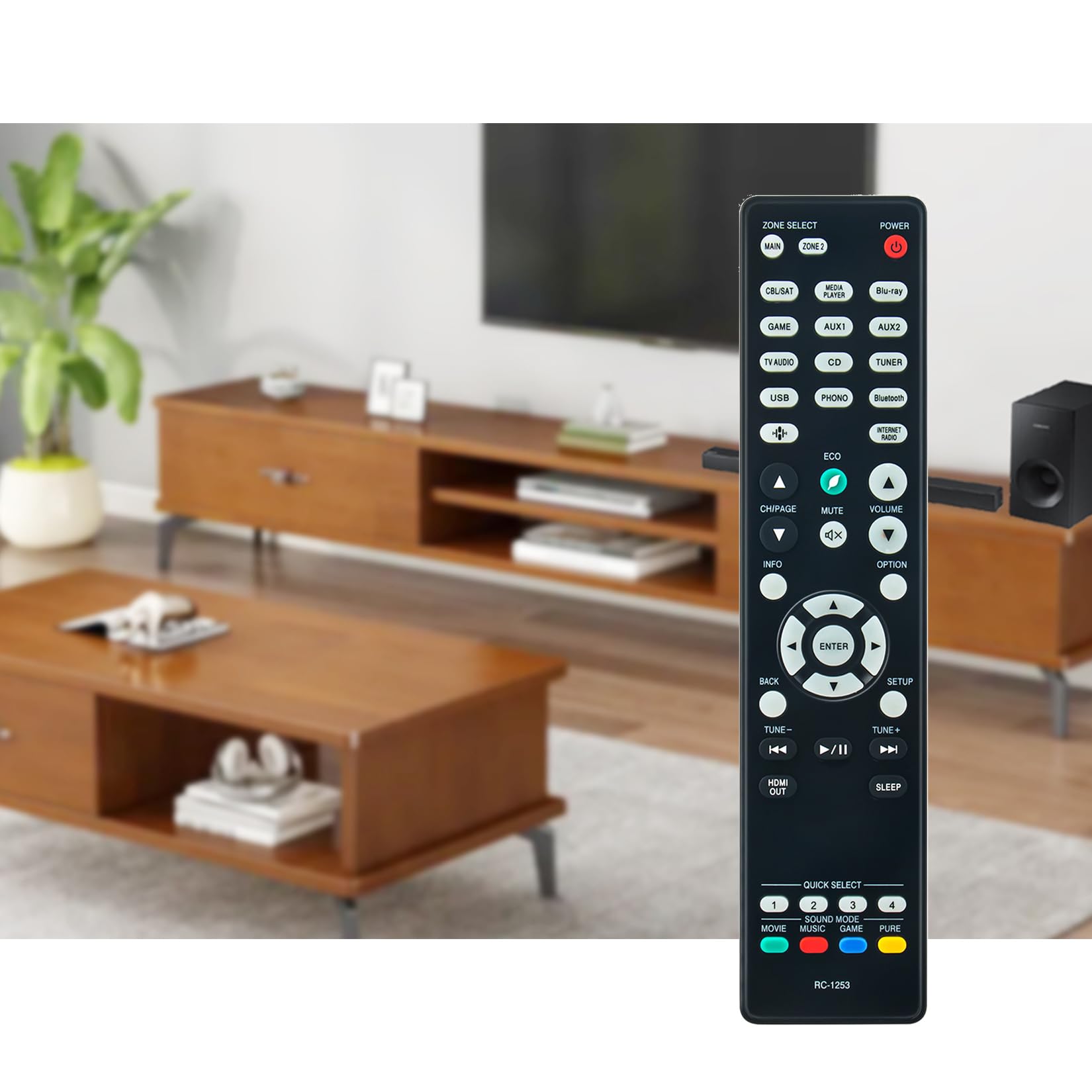 Amazon.com: RC-1253 Replacement Remote Control Applicable for