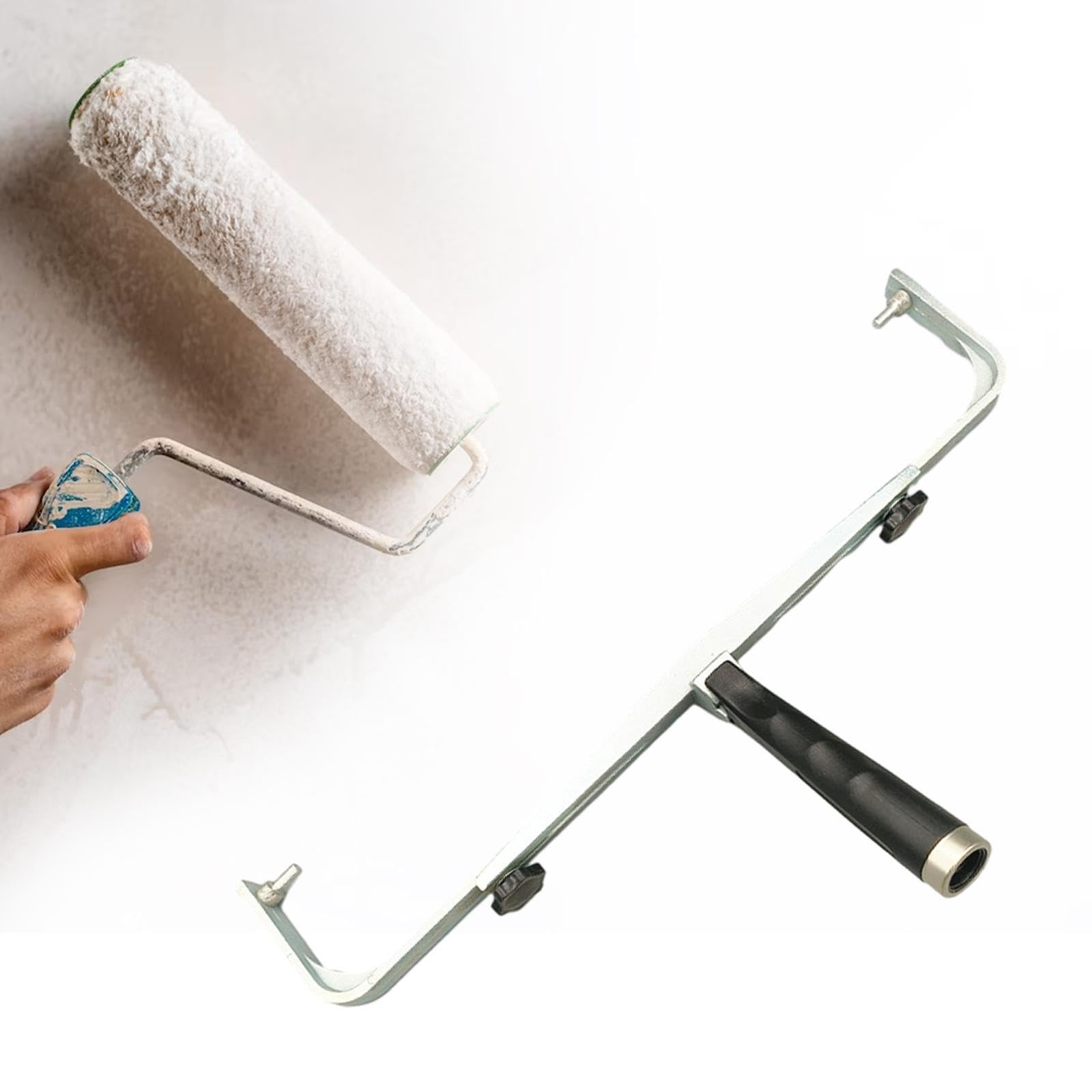 M de pintura flessibile de 45 cm liro y resistente de aluminio accesorio para rodillo y brocha ideal para pintar paredes sin clicaces y lograr un acabado profesal.