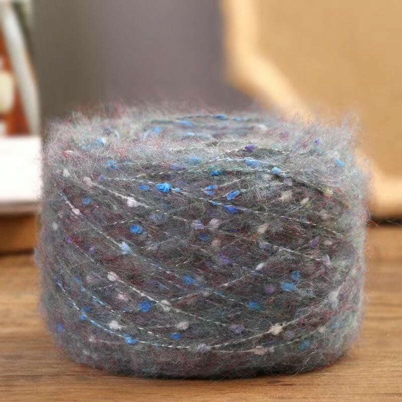 4/6/8/10 Piezas de Hilo de Lana de 100 g, Suave y Colorido, para Tejer a Mano, para Tejer suéteres, Bufandas, Gorros y chales de Ganchillo