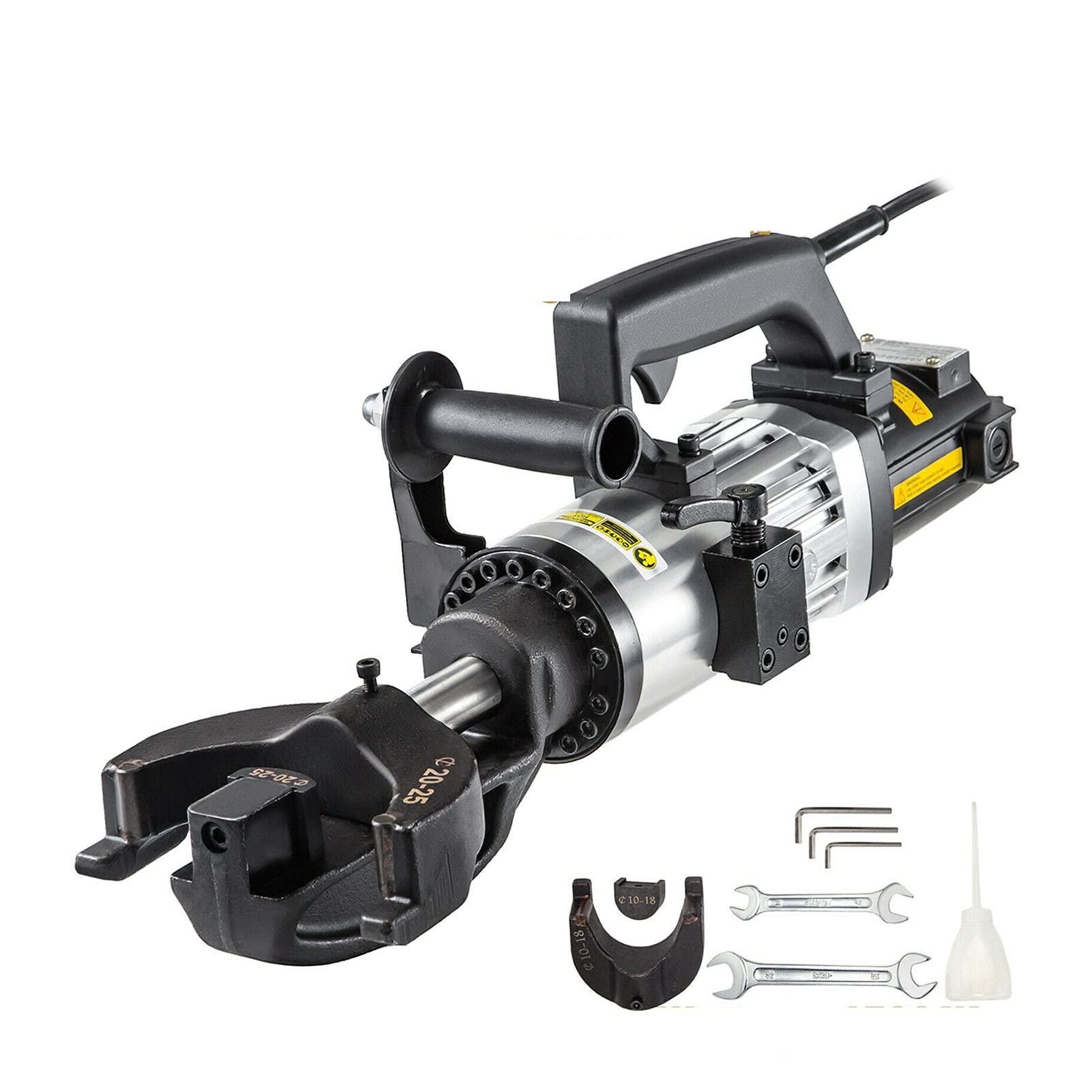 Cortatubos Rebar hidráulico eléctrico Bender de acero 1500W Handheld 4mm-25mm 110V velocidad de flexión 5 S Motor de cobre puro con cepillo de carbono