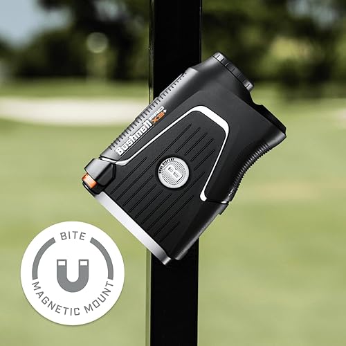 Miniatura 7 de Bushnell Golf Pro X3 - Telémetro láser con caja de regalo inclinada, incluye toalla de microfibra PlayBetter y batería adicional, caja de regalo