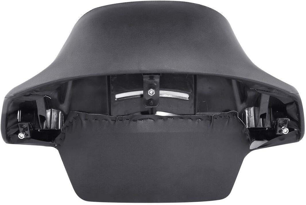 TCMT 10.7" Chopped Motorcycle Trunk Box Wrap-Around Backrest 2 Up Mount Rack Fit For Harley 2014-2025 Touring CVO Road King Road Glide Street Glide Electra Glide Pack