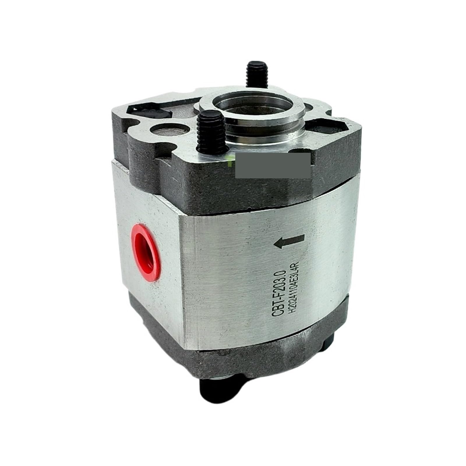 Cnxbsmlstw Clockwise 1Pcs Small Gear Pump Hydraulic Oil Pump Short Shaft Type Side In/Side Out Inlet/Outlet: G3/8(Clockwise)