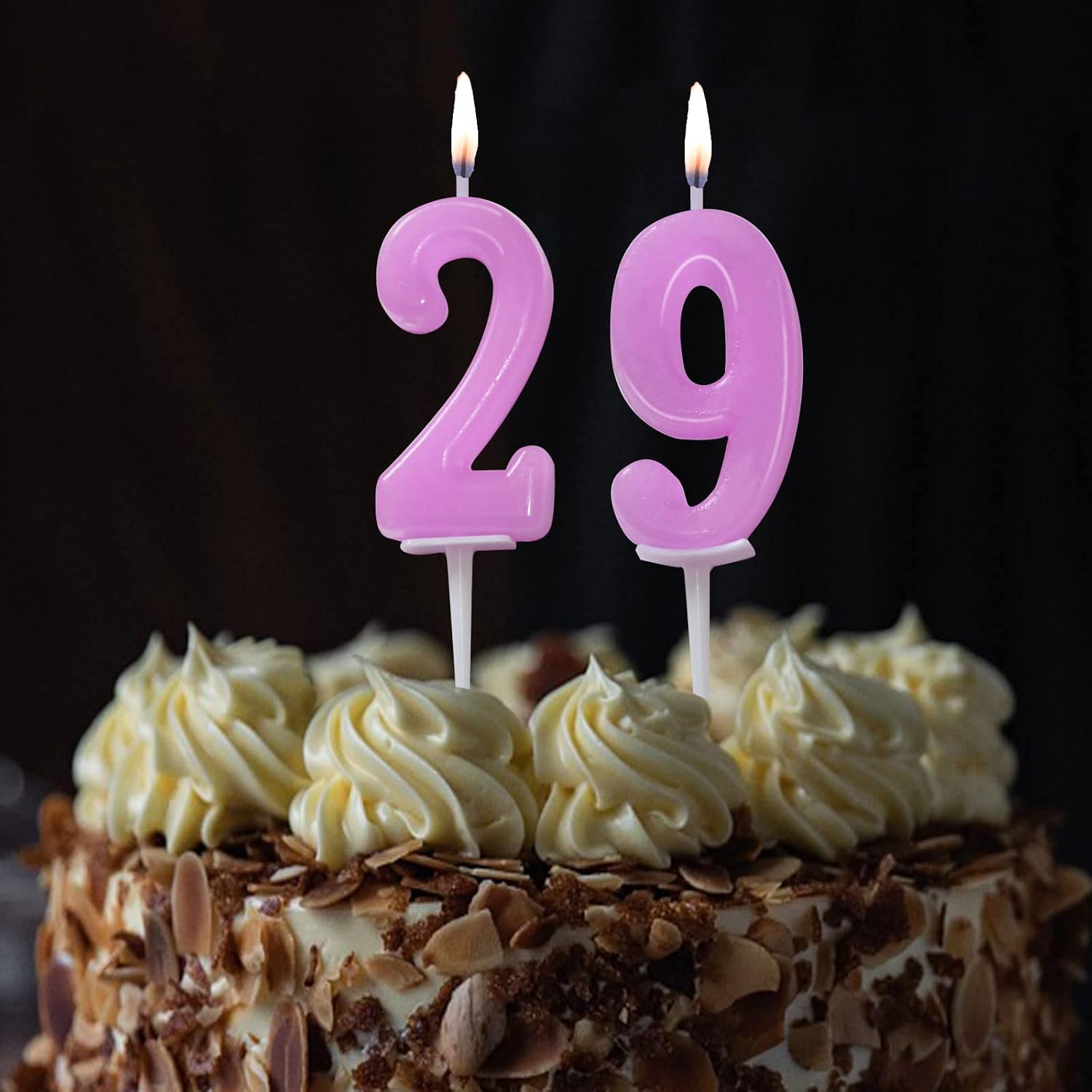 10 Pieces Birthday Cake Candles, Number 0-9 Cake Numeral Candles