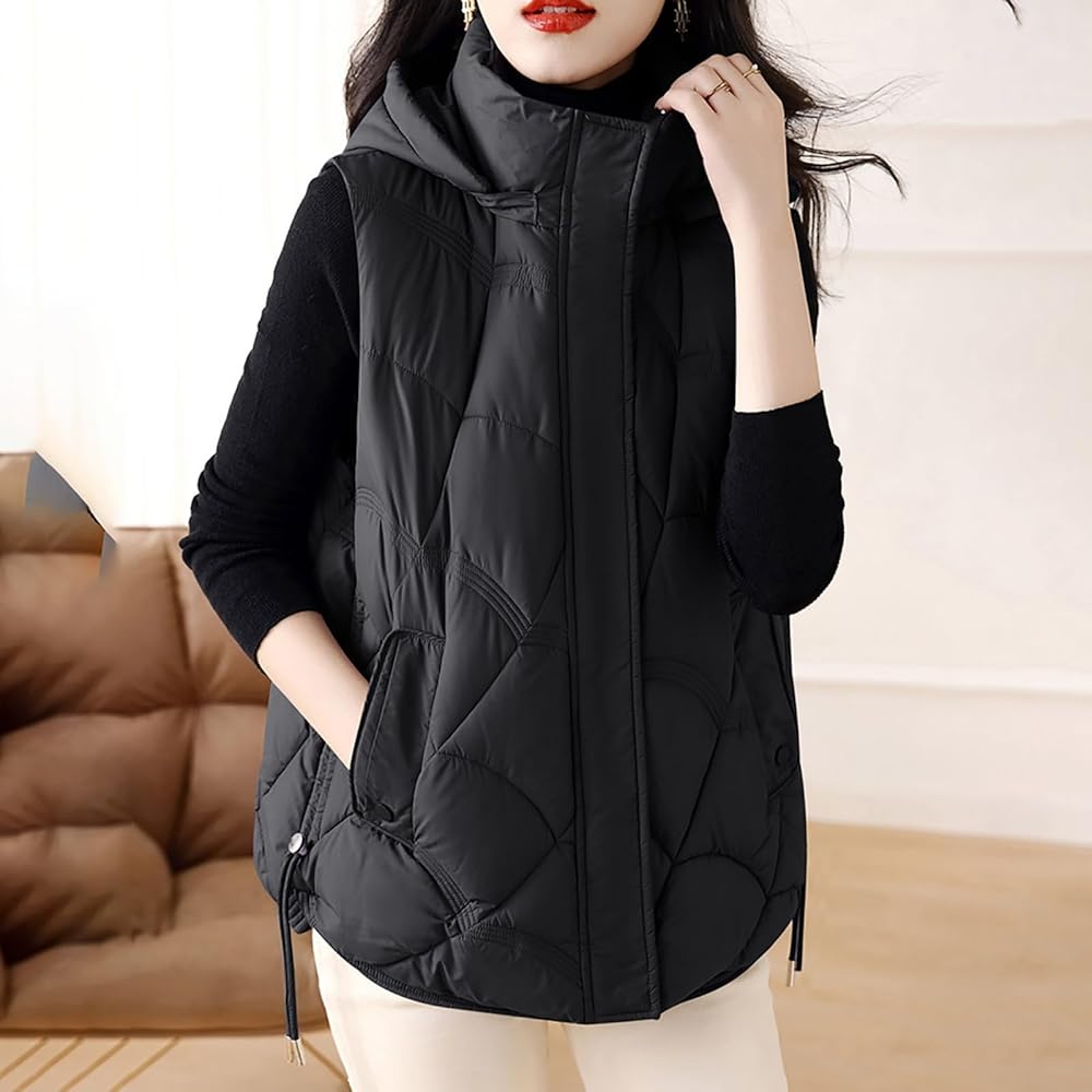 ジャケット・アウター Brown Short Puffer Down Vest 61H9KAeIlmL._UY1000_.jpg