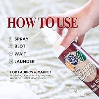 Vista 4 de Wine Away Red Wine Stain Remover, 12oz - Removes Wine Spots, Perfect Fabric Upholstery and Carpet Cleaner Spray Solution, Spray on Stain Wash and