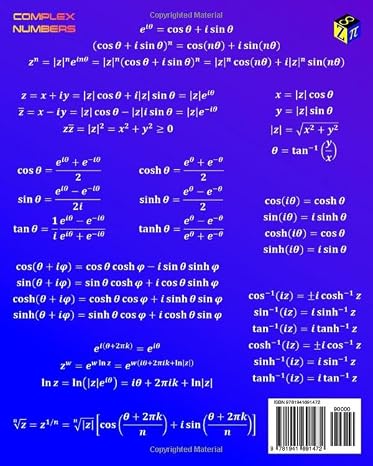 Complex Numbers Essentials Math Workbook with Answers