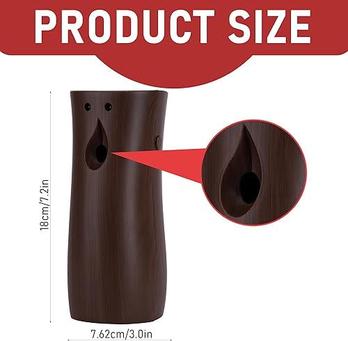 Miniatura 3 de Dispensador automático de ambientador en aerosol, 3 unidades, montado en la pared o independiente, múltiples ajustes de tiempo, uso comercial y