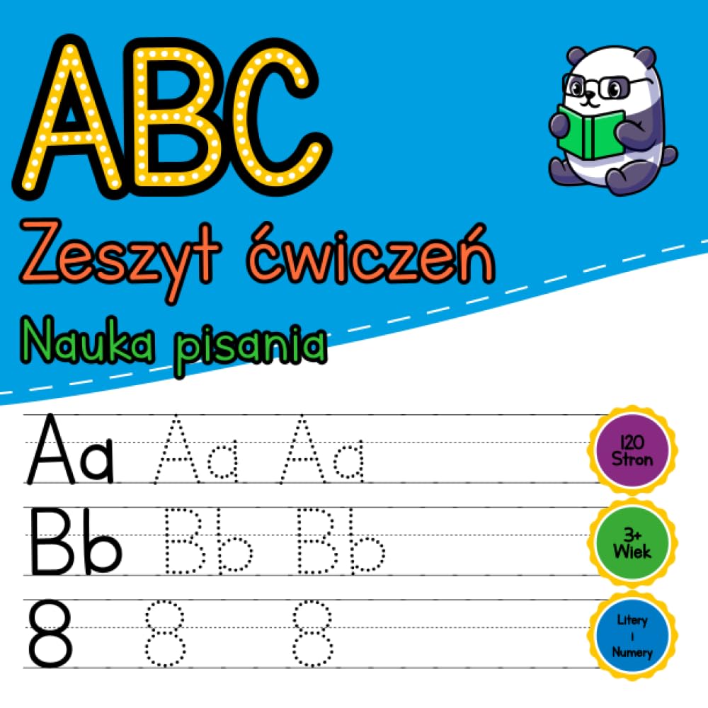 ABC Zeszyt Ćwiczeń: Nauka pisania alfabetu i cyfr