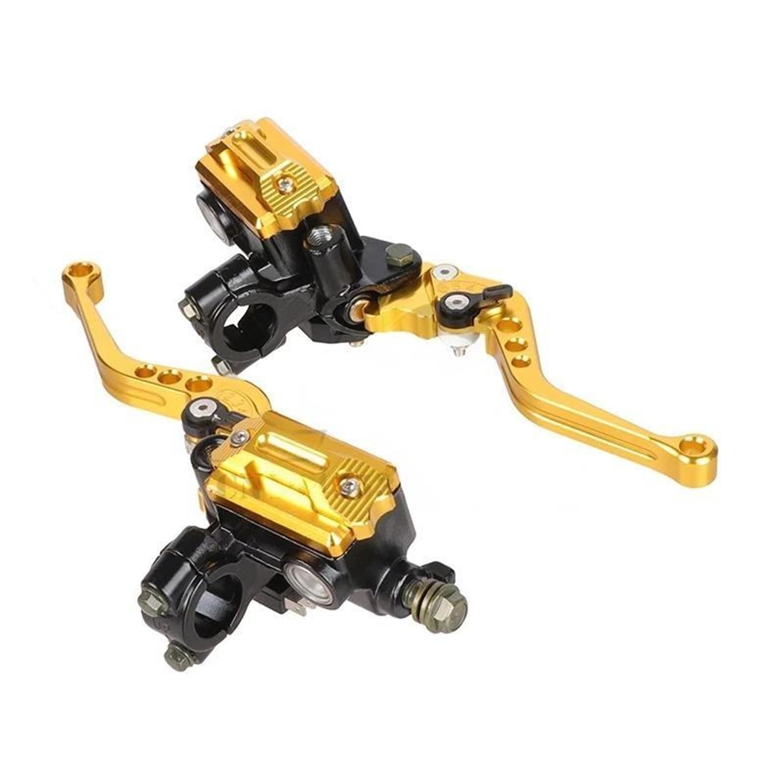 Cilindro para maestro freno hidráulico y maneta de embrague dorada para reparar moto de 22mm