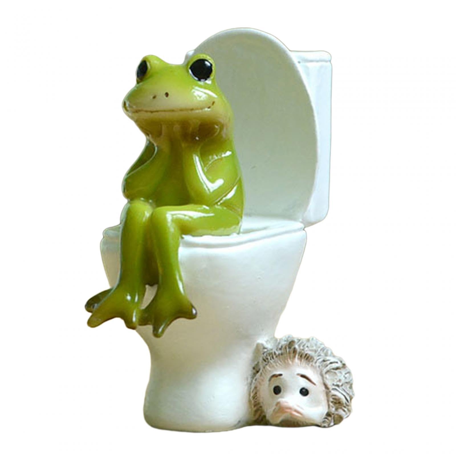 Ornement simulation grenouille rigolote une idée cadeau originale pour le bureau