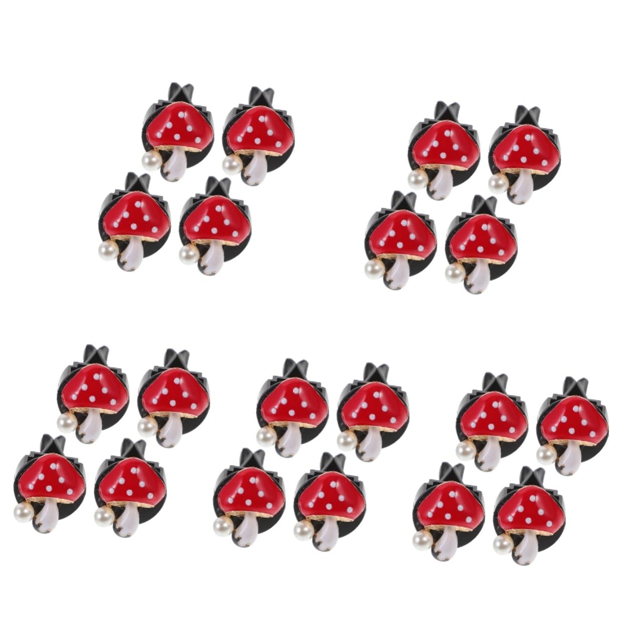 Cabilock 5 Set Clip Decorativa per Bocchetta Aria Auto da Fungo Profumatore per Interni Auto Facile da Installare E Versatile per Ogni Occasione 4 Pezzi*5