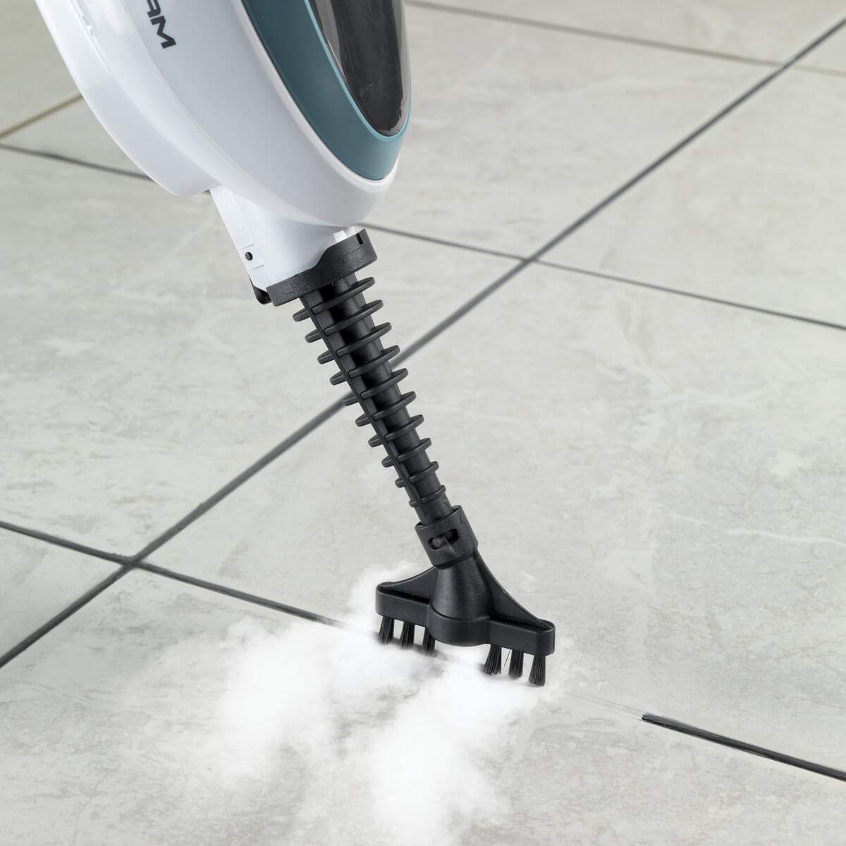 Ariete 4169 Steam Mop 10 en 1, Balai à Vapeur 10 in 1, Générateur de Vapeur, 18 minutes de autonomie, 1500 W, Blanc/Bleu